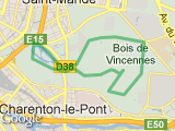 parcours Vincennes Polygone 10km