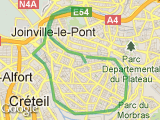 parcours grande boucle de marne st-maur/pt de nogent 20km