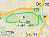 parcours boucle parc de St cloud