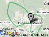 parcours Cussy-en-Morvan - Circuit VTT n° 10 (balisage noir)