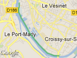 parcours Pont du Pecq - Pont de Croissy par les quais