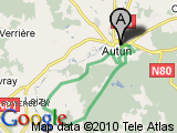 parcours Autun VTT 6 (boucle via Brion)