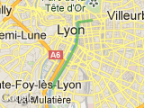 parcours Lyon - Berges du Rhône Sud