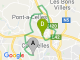 parcours vtt tda boucle de 35 km +22 km au depart 