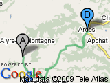 parcours Col de Vestizoux depuis Ardes via anzat
