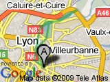 parcours Lyon-Rhone Tete d'Or Feyssine