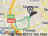 parcours Merignac Pessac