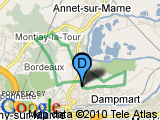 parcours Thorigny - Dampmart - TGV - Retour Ru d'armoin