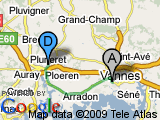 parcours Semi-marathon Auray-Vannes