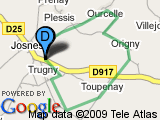 parcours Josnes - Ourcelles - Origny - Toupenay