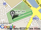 parcours Jardin des Plantes Périmètre du parcours central