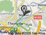parcours Circuit Manom-Thionville-Yutz