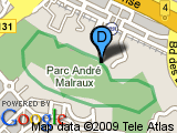parcours Parc André Malraux Nanterre