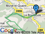 parcours La Bourboule/ Charlanne par la Grenouilliere