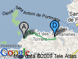 parcours Ibiza - De Port Des Torrent à Cala Comta en passant pas Cala Bassa