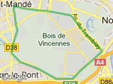 parcours 10km tour vincennes
