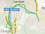 parcours Jambes et Bord de Meuse (Wépion)