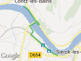 parcours sierck les bains 