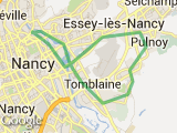 parcours 18 km Nancy Pulnoy Tomblaine