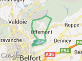 parcours Etang des Forges + Offemont