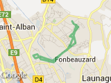 parcours castelginest saint alban