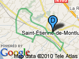 parcours Saint Etienne de Montluc - Les Marais V2