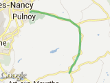 parcours Pulnoy - Lenoncourt