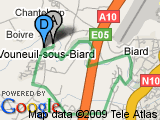 parcours 10 kms de Vouneuil sous biard 