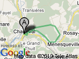 parcours Charleval - Rosay - Grande descente 