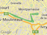 parcours 18 km - Montsouris - Porte de Sèvres
