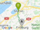 parcours Morat-Fribourg