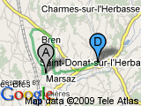 parcours st donat - marsaz -  bren 10.2