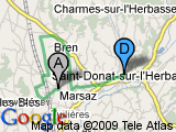 parcours st do marsaz bren chavannes 12.7 km