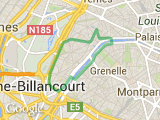 parcours copernic,pte auteuil, javel, eiffet, alma