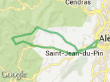 parcours Parcours 22km Auzas/Mayelle/St Jean/Alès