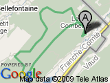 parcours Ski Risoux (Bellefontaine) 24 km