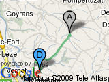 parcours P2 - Aller vers Corronsac