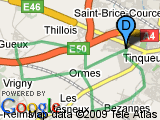 parcours C Tinqueux  (Semi) 21.5 Km