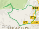 parcours Sortie Longue Montaud-Auzas-Saint Jean