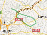 parcours montjoire teulat 58 km