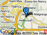 parcours COURSE SYMPA SUR AUTOUR DE FLEVILLE DVT NANCY