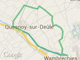 parcours 19 kms entre Wambrechies et Quesnoy