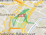 parcours 24KM Bois de Boulogn,e 