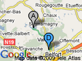 parcours Belfort - Lac de Malsaucy