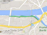parcours 3.2 km bord de Loire pont des 3 continents