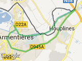 parcours Armentieres 10 km