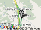 parcours Vars Boucle St Catherine/marcellin/Marie/Catherine 