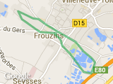 parcours Frouzins tour inverse