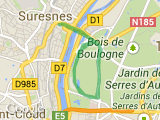 parcours Suresnes Longchamps -Bois de boulogne