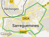 parcours SARREGUEMINES-CORA